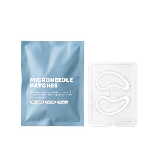 0.25Mm Micro Needle Eye Patch Hyaluronic Acid Fast-Absorbing Reduce Eyes Bag Tighten Contour Relieve Fatigue Puffiness Eyes Mask